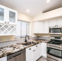 Upper and Lower Cabinets - White